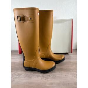Hunter Rain Boots Original Two Tone Mustard Women’s‎ Size 5 New in Box